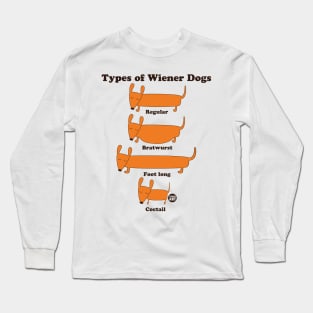 TYPES WIENERS Long Sleeve T-Shirt